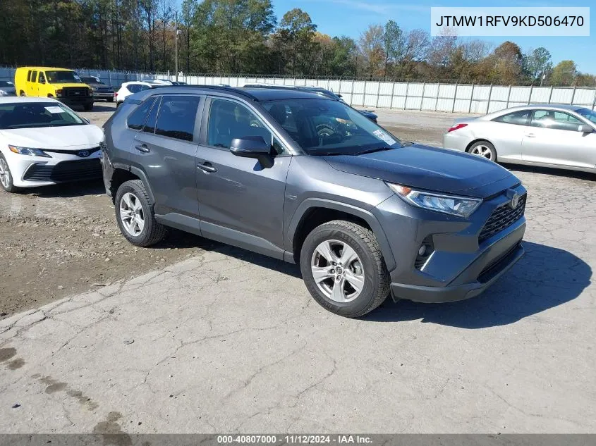 2019 Toyota Rav4 Xle VIN: JTMW1RFV9KD506470 Lot: 40807000