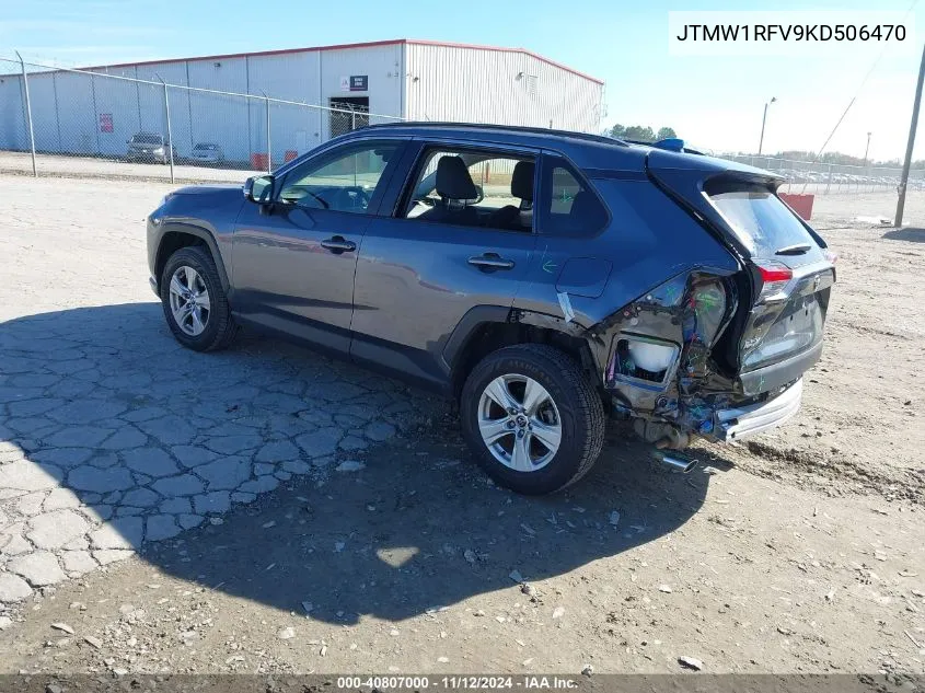 2019 Toyota Rav4 Xle VIN: JTMW1RFV9KD506470 Lot: 40807000