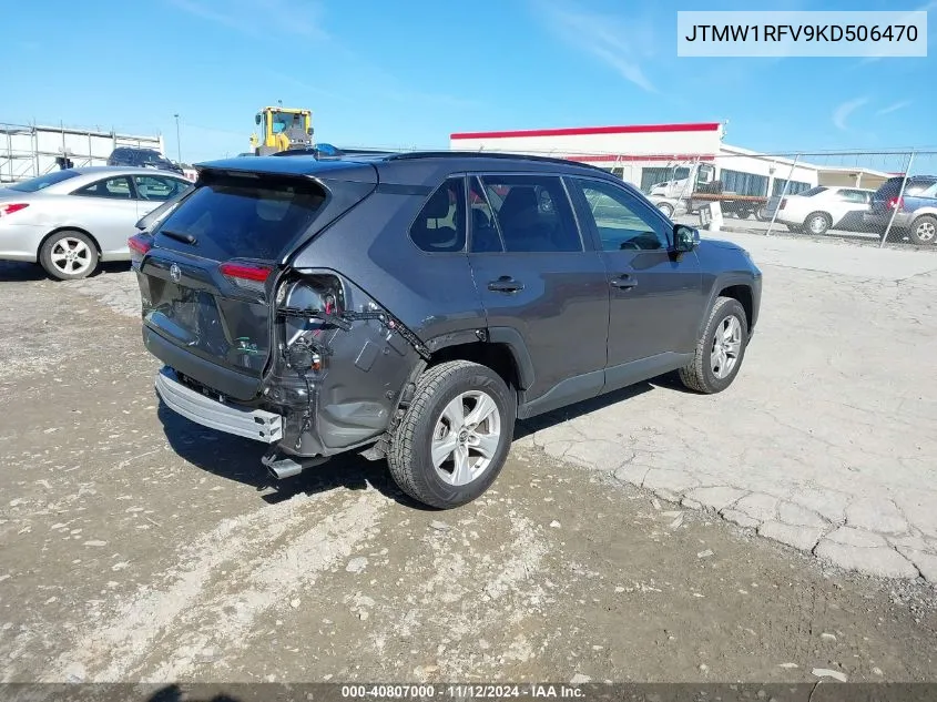 2019 Toyota Rav4 Xle VIN: JTMW1RFV9KD506470 Lot: 40807000