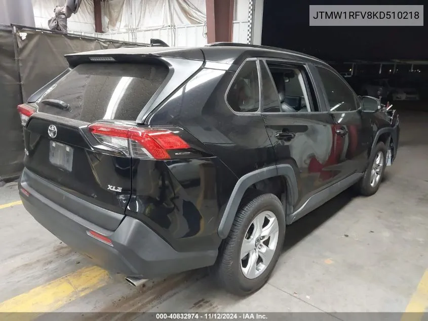 2019 Toyota Rav4 Xle VIN: JTMW1RFV8KD510218 Lot: 40832974