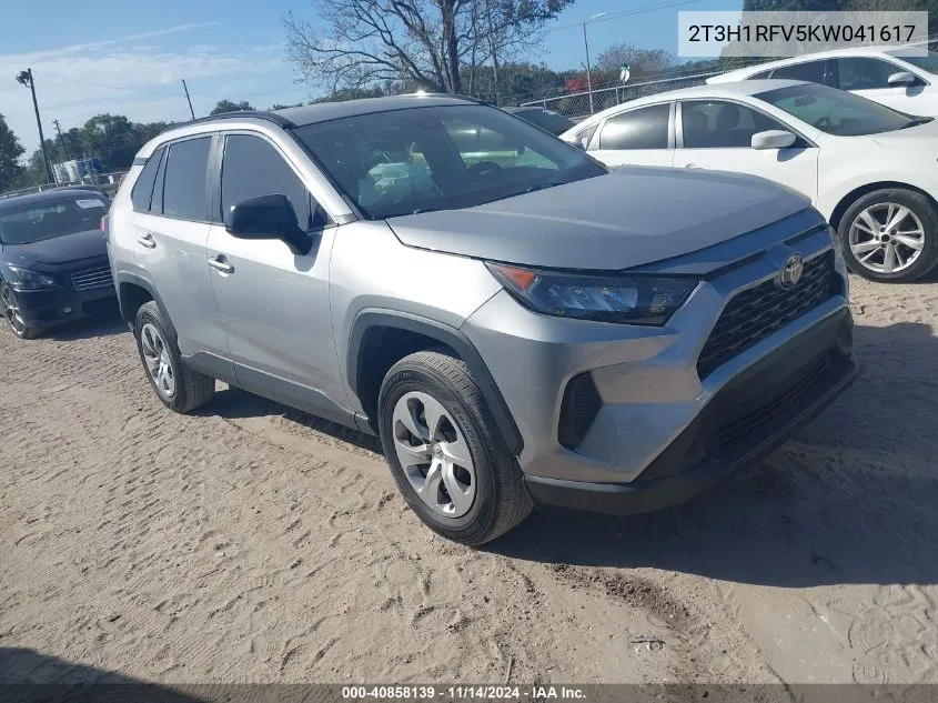 2019 Toyota Rav4 Le VIN: 2T3H1RFV5KW041617 Lot: 40858139