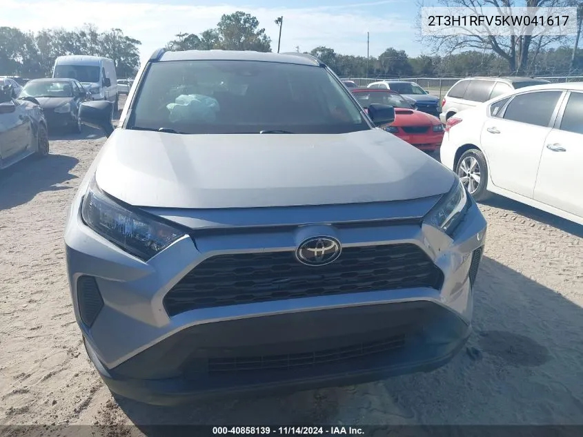 2019 Toyota Rav4 Le VIN: 2T3H1RFV5KW041617 Lot: 40858139