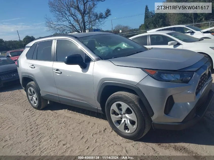 2019 Toyota Rav4 Le VIN: 2T3H1RFV5KW041617 Lot: 40858139