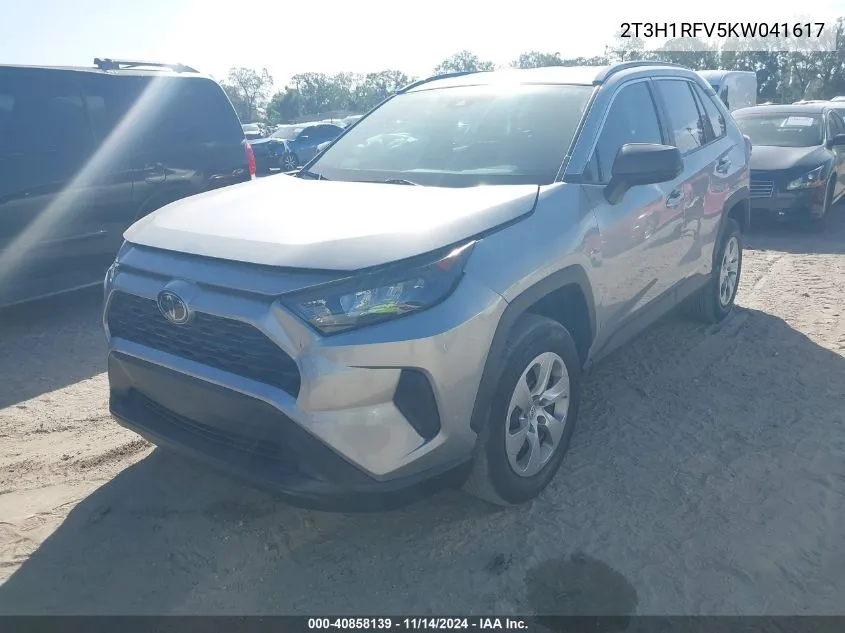 2019 Toyota Rav4 Le VIN: 2T3H1RFV5KW041617 Lot: 40858139