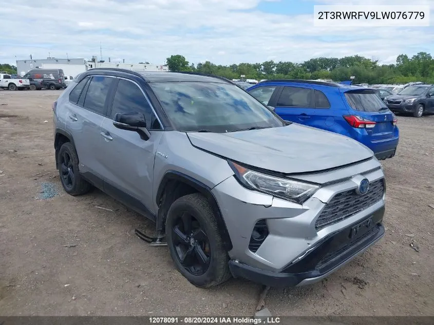 2T3RWRFV9LW076779 2020 Toyota Rav4 Hybrid Xle