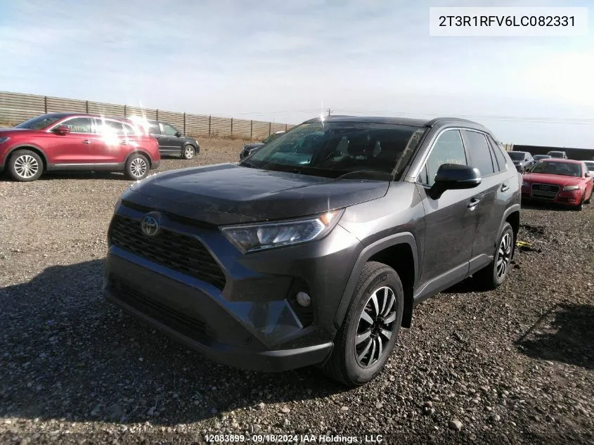 2020 Toyota Rav4 Xle VIN: 2T3R1RFV6LC082331 Lot: 12083899