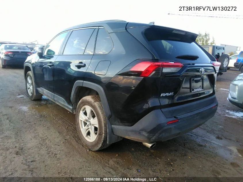 2020 Toyota Rav4 Xle VIN: 2T3R1RFV7LW130272 Lot: 12086188