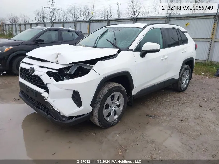 2020 Toyota Rav4 Le VIN: 2T3Z1RFVXLC056749 Lot: 12157092