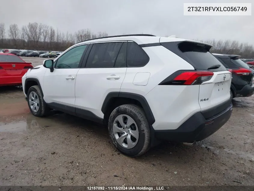 2020 Toyota Rav4 Le VIN: 2T3Z1RFVXLC056749 Lot: 12157092