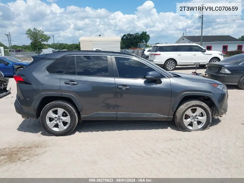 2020 Toyota Rav4 Xle VIN: 2T3W1RFV9LC070659 Lot: 39270623