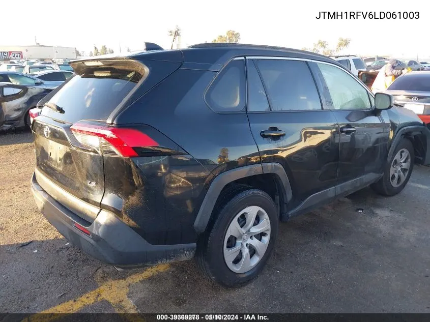 2020 Toyota Rav4 Le VIN: JTMH1RFV6LD061003 Lot: 39369278