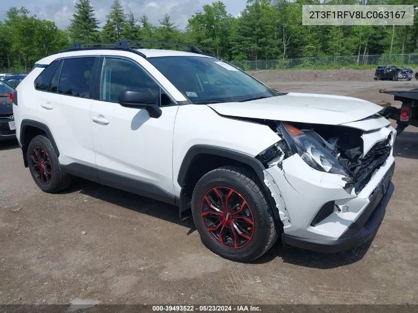 2T3F1RFV8LC063167 2020 Toyota Rav4 Le