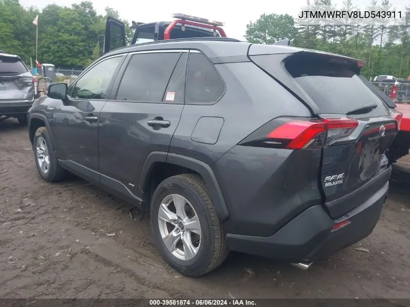 2020 Toyota Rav4 Le Hybrid VIN: JTMMWRFV8LD543911 Lot: 39581874