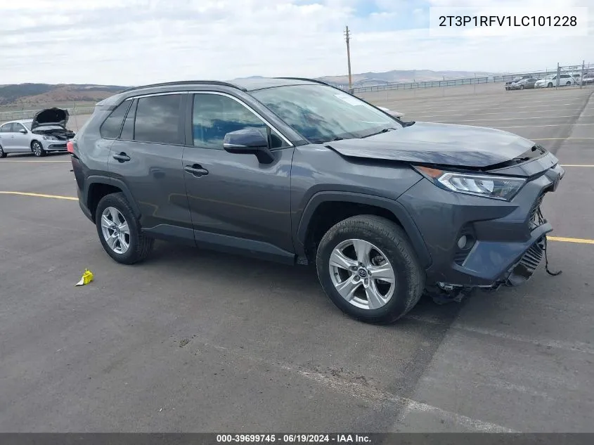 2020 Toyota Rav4 Xle VIN: 2T3P1RFV1LC101228 Lot: 39699745