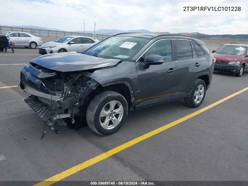 2T3P1RFV1LC101228 2020 Toyota Rav4 Xle