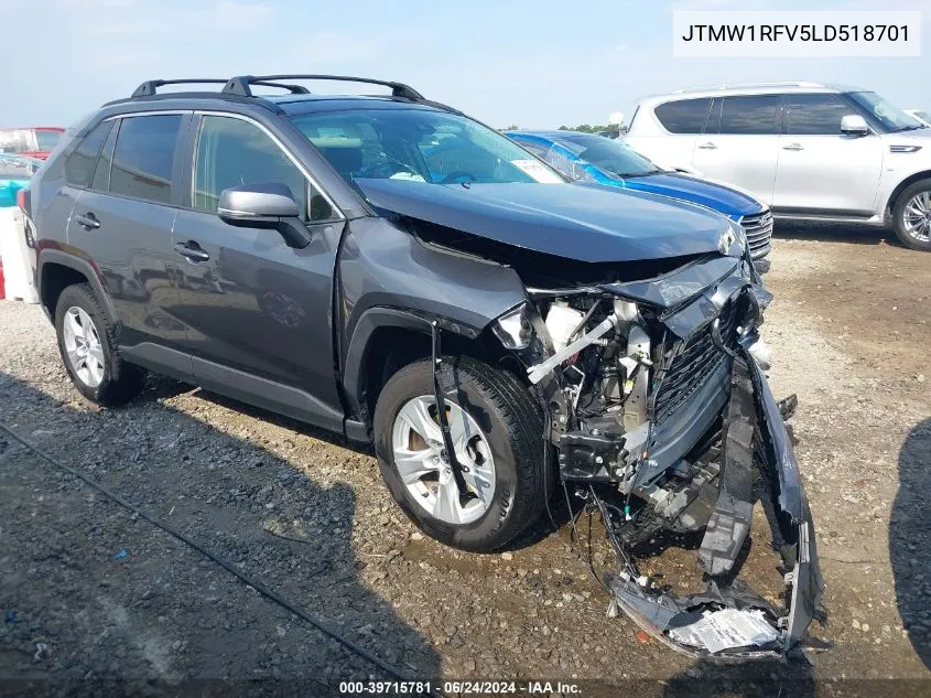 JTMW1RFV5LD518701 2020 Toyota Rav4 Xle