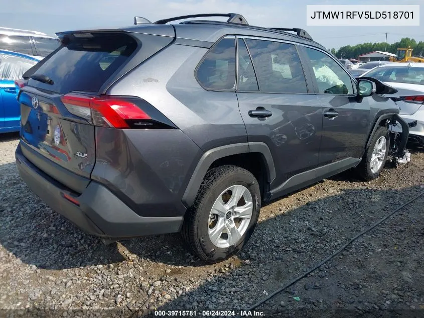 JTMW1RFV5LD518701 2020 Toyota Rav4 Xle