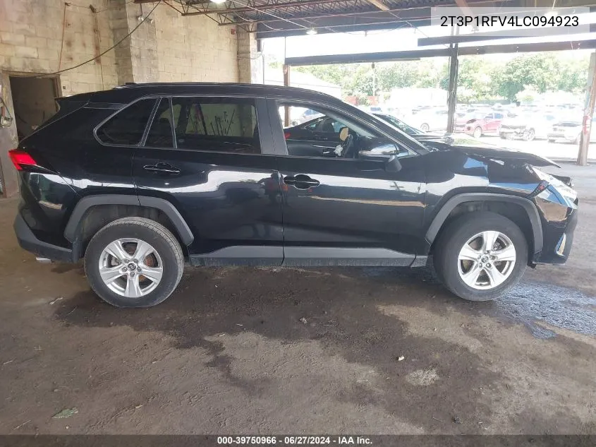 2020 Toyota Rav4 Xle/Xle Premium VIN: 2T3P1RFV4LC094923 Lot: 39750966