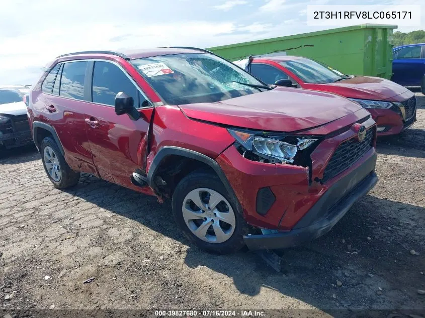 2T3H1RFV8LC065171 2020 Toyota Rav4 Le