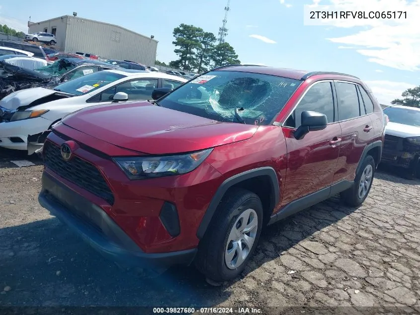 2020 Toyota Rav4 Le VIN: 2T3H1RFV8LC065171 Lot: 40470821