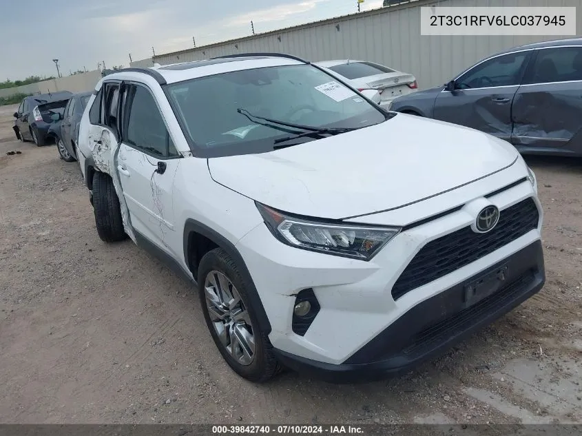 2020 Toyota Rav4 Xle Premium VIN: 2T3C1RFV6LC037945 Lot: 39842740