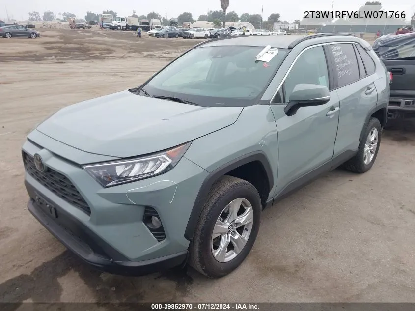 2020 Toyota Rav4 Xle VIN: 2T3W1RFV6LW071766 Lot: 39852970