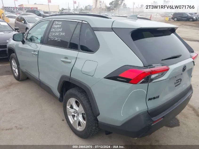 2020 Toyota Rav4 Xle VIN: 2T3W1RFV6LW071766 Lot: 39852970