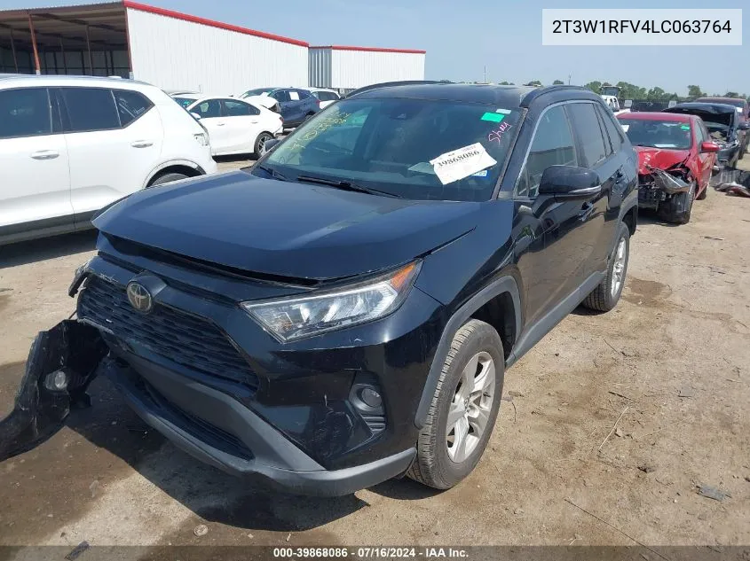 2020 Toyota Rav4 Xle VIN: 2T3W1RFV4LC063764 Lot: 39868086