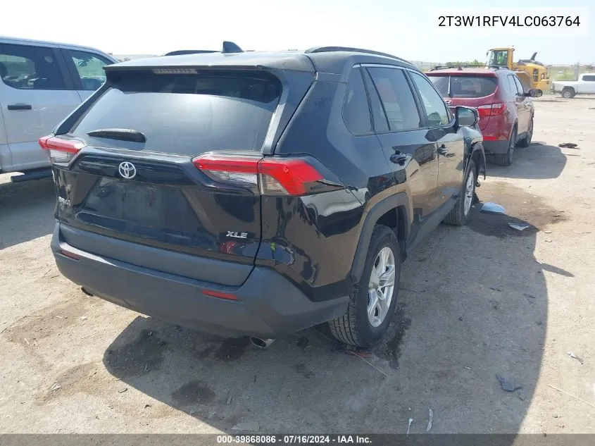 2020 Toyota Rav4 Xle VIN: 2T3W1RFV4LC063764 Lot: 39868086