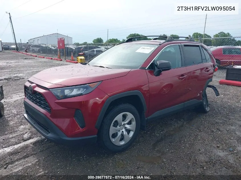 2020 Toyota Rav4 Le VIN: 2T3H1RFV2LW095054 Lot: 39877572