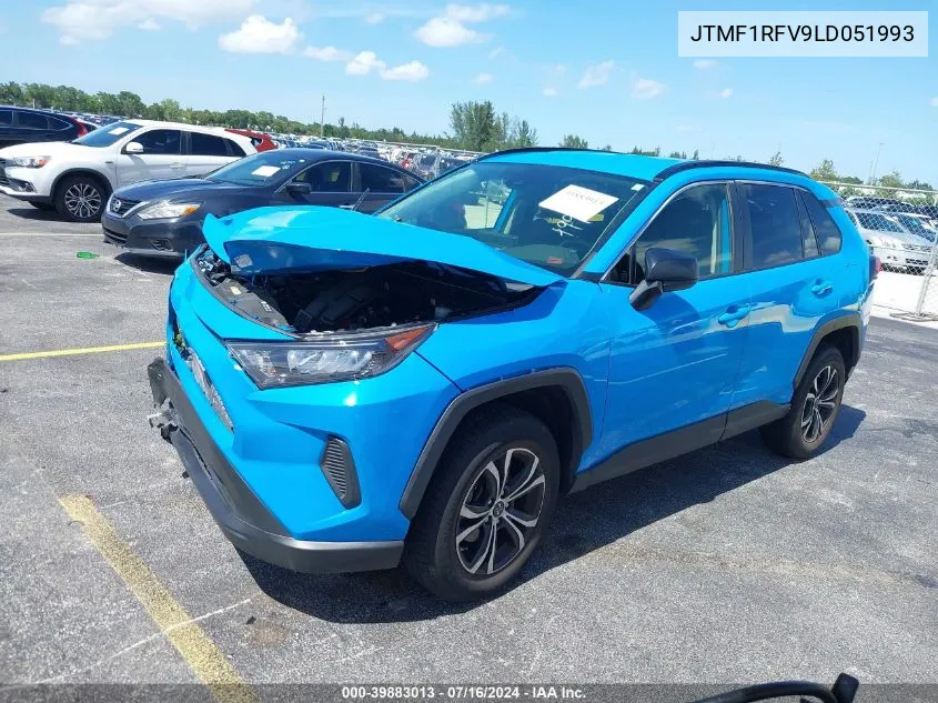 2020 Toyota Rav4 Le VIN: JTMF1RFV9LD051993 Lot: 39883013