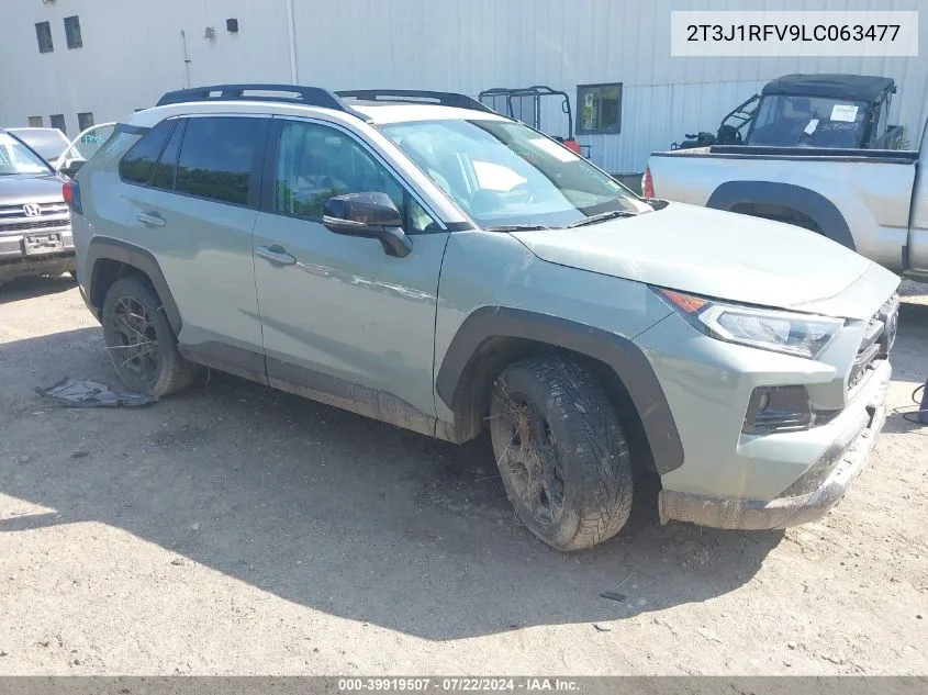 2020 Toyota Rav4 Trd Off-Road VIN: 2T3J1RFV9LC063477 Lot: 39919507