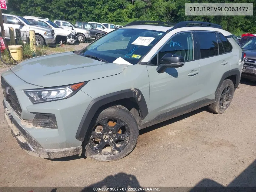 2020 Toyota Rav4 Trd Off-Road VIN: 2T3J1RFV9LC063477 Lot: 39919507