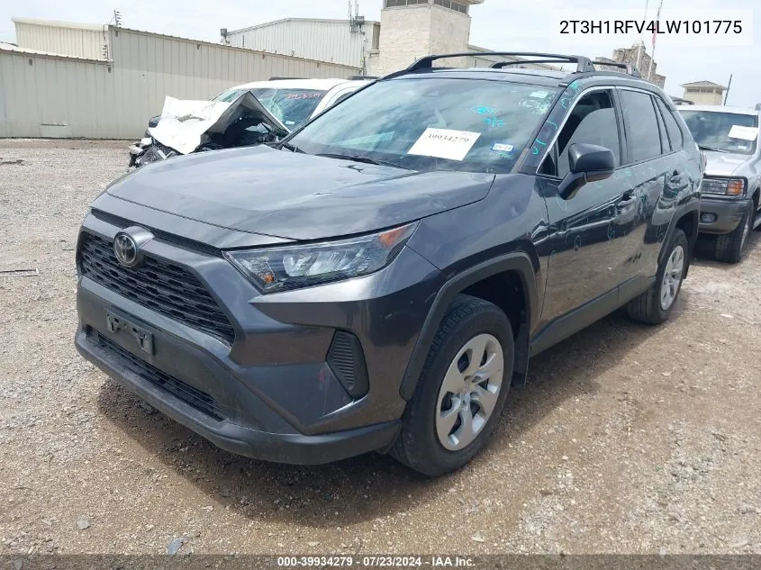 2020 Toyota Rav4 Le VIN: 2T3H1RFV4LW101775 Lot: 39934279