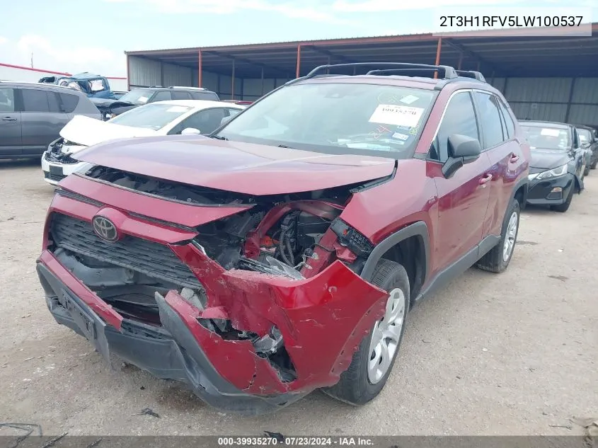 2T3H1RFV5LW100537 2020 Toyota Rav4 Le