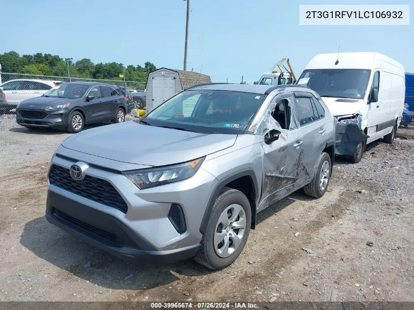 2T3G1RFV1LC106932 2020 Toyota Rav4 Le