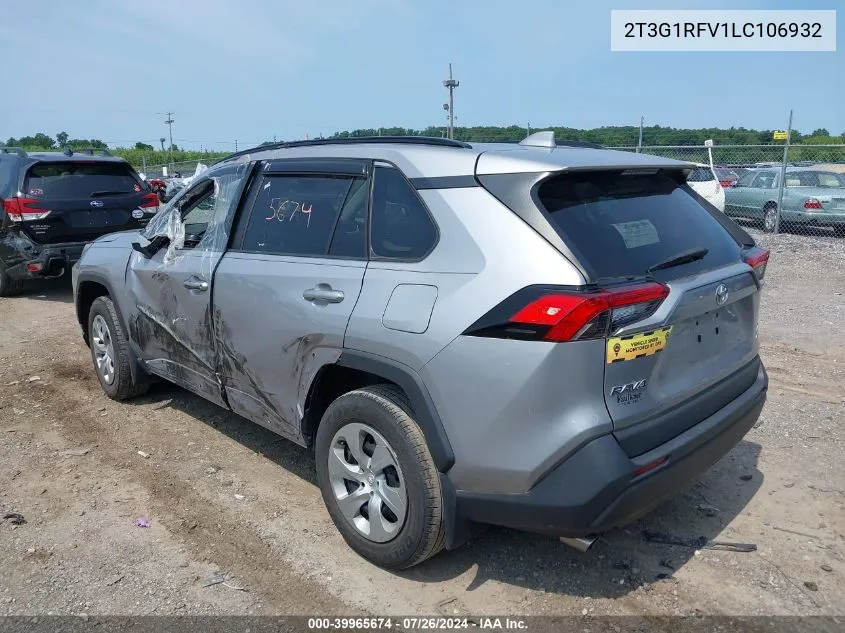 2T3G1RFV1LC106932 2020 Toyota Rav4 Le