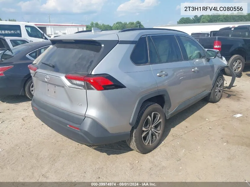 2020 Toyota Rav4 Le VIN: 2T3H1RFV4LC080556 Lot: 39974974