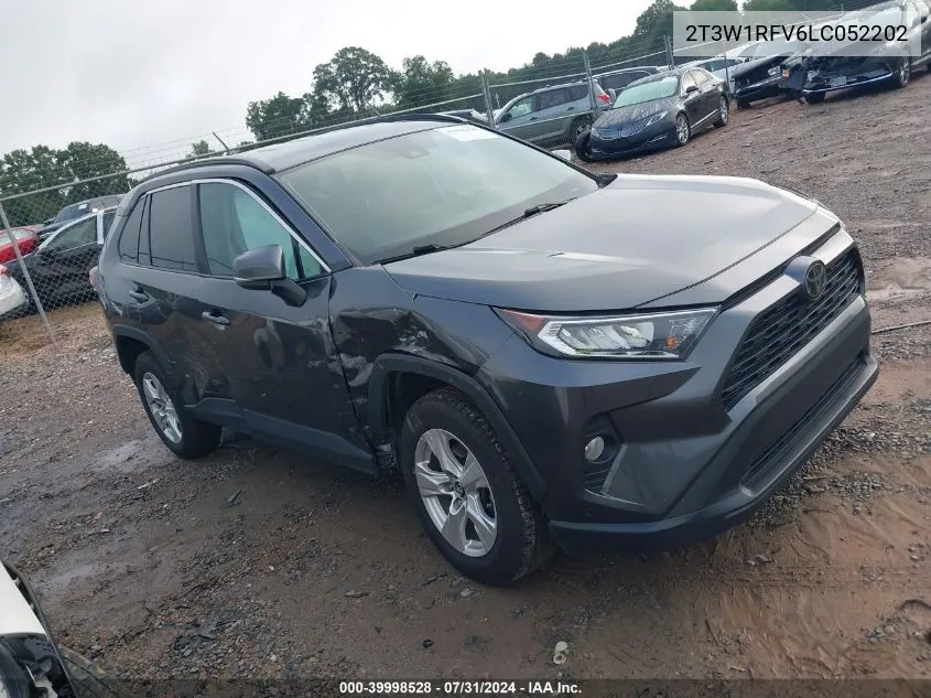 2020 Toyota Rav4 Xle VIN: 2T3W1RFV6LC052202 Lot: 39998528