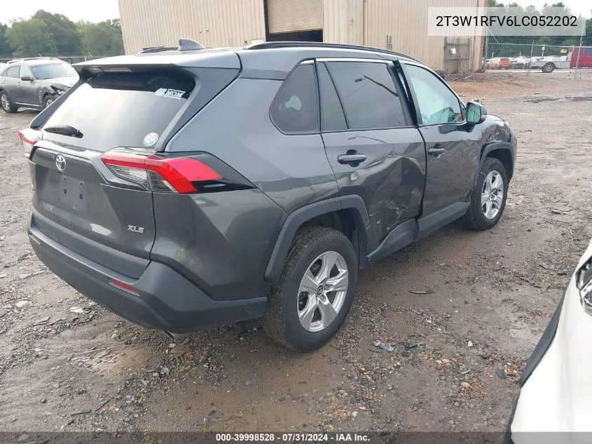 2020 Toyota Rav4 Xle VIN: 2T3W1RFV6LC052202 Lot: 39998528