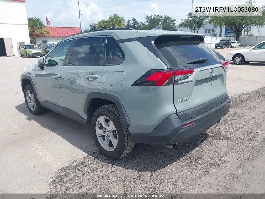 2020 Toyota Rav4 Xle VIN: 2T3W1RFV1LC053080 Lot: 40002657