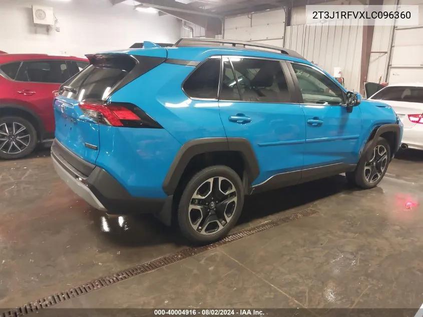 2020 Toyota Rav4 Adventure VIN: 2T3J1RFVXLC096360 Lot: 40004916