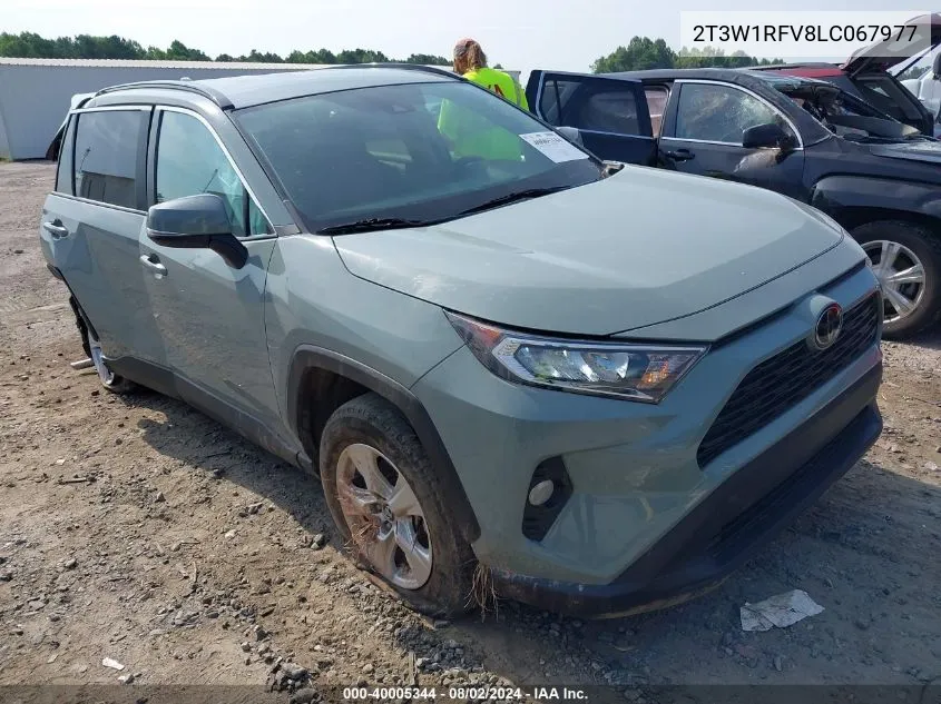 2020 Toyota Rav4 Xle VIN: 2T3W1RFV8LC067977 Lot: 40005344