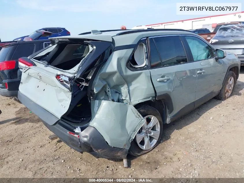 2T3W1RFV8LC067977 2020 Toyota Rav4 Xle