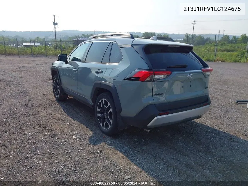 2020 Toyota Rav4 Adventure VIN: 2T3J1RFV1LC124675 Lot: 40022750