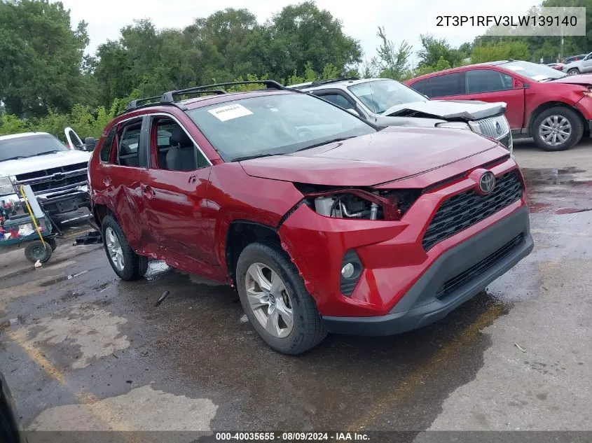 2T3P1RFV3LW139140 2020 Toyota Rav4 Xle