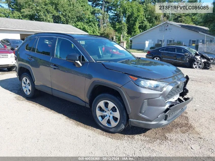 2T3F1RFV0LC086085 2020 Toyota Rav4 Le