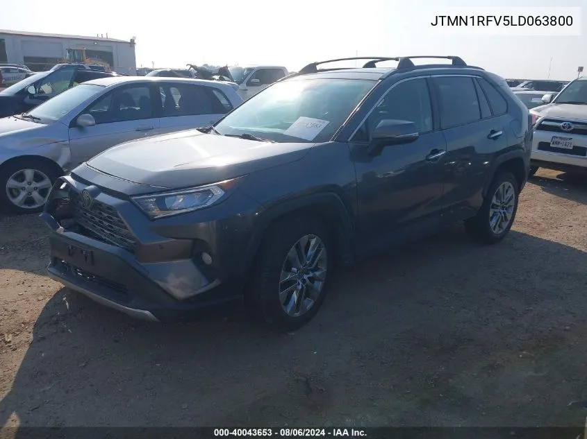 JTMN1RFV5LD063800 2020 Toyota Rav4 Limited