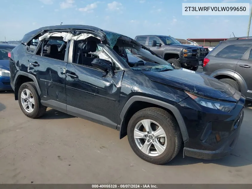 2T3LWRFV0LW099650 2020 Toyota Rav4 Le