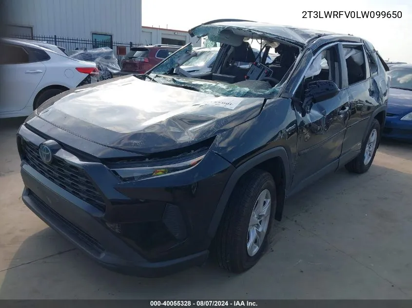 2T3LWRFV0LW099650 2020 Toyota Rav4 Le